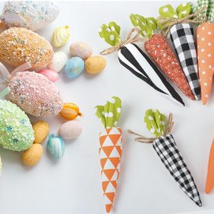 Adorno Colgante de Conejo de 30cm para Manualidades, Decoración de Fiesta de Pascua con Materiales de Yute y Cerámica - Product Image 4