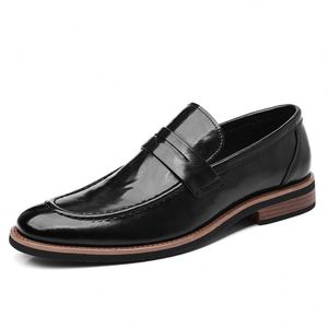 Top Luxury Designer Classic Business Office Patchwork Lace-Up Lightweight Breathable Anti-Slip Formal <b>Dress</b> Loafer Shoes <b>Men</b> - Product Image 4