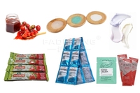 Machine d'emballage automatique de sauces pour vinaigrettes, mayonnaise, sauces sandwich, sauces barbecue, ketchup et sauces condimentaires