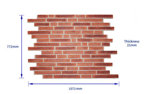 NUOVO Pannello Murale <span class=keywords><strong>in</strong></span> Finta <span class=keywords><strong>Pietra</strong></span> PU di Alta Qualità, Design Moderno con Superficie 3D Scanalata per Rivestimenti Murali di Hotel - Product Image 5