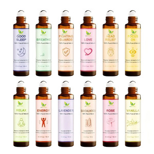 Huile à rouler très vendue, huile essentielle relaxante pour un bon sommeil, huile florale mélangée, huile à rouler pour cuticules, soin des ongles, <span class=keywords><strong>de</strong></span> la peau, du visage, massage corporel - Product Image 1