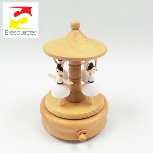 <span class=keywords><strong>Carillon</strong></span> <span class=keywords><strong>Giostra</strong></span> Ballerina in Legno di Faggio, Vendita all'Ingrosso e al Dettaglio - Product Image 4