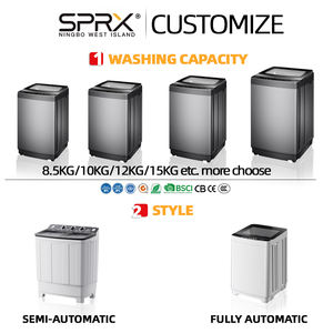 Lave-<span class=keywords><strong>linge</strong></span> semi-automatique professionnel 15 kg en acier inoxydable <span class=keywords><strong>à</strong></span> double cuve - Product Image 2