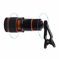 Objectif de caméra pour téléphone portable, objectif de 8x12x, télescope optique HD, objectif de Zoom