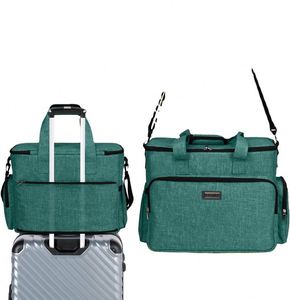 Bolsa de Viaje para Perros de Doble Capa con 2 Contenedores Extra Grandes para Comida, 2 Tazones Plegables para Perros, Bolsa de Transporte con Múltiples Bolsillos - Product Image 1