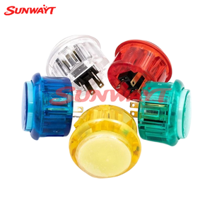 High Quality 30mm Transparent Plastic <b>Push</b> Button for Arcade Game <b>Machine</b> - Product Image 2