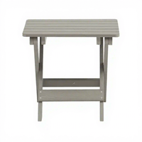 Kleiner Moderner Kunststoff-Holz-Klapptisch für Möbel, Outdoor-Beistelltisch, Esstisch