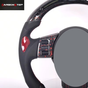 Volant en cuir perforé en fibre de carbone noir forgé à LED personnalisé de <span class=keywords><strong>2022</strong></span> Offre Spéciale pour Zotye - Product Image 3