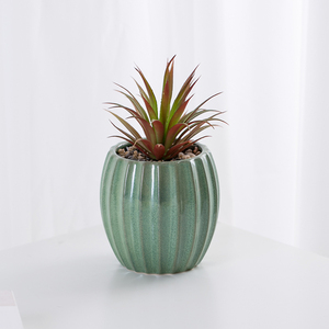 YUANWANG Decorazione Casa, <span class=keywords><strong>Piante</strong></span> Succulente Artificiali a Forma di <span class=keywords><strong>Cactus</strong></span> in Vaso di Ceramica, Guangdong - Product Image 2