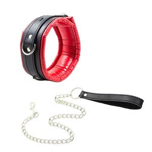 <span class=keywords><strong>Collar</strong></span> de Cuero con Cadenas para Bondage, Juego Erótico para Parejas, BDSM - Product Image 4
