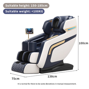 Poltrona Massaggiante di Lusso KZJ OEM ODM, Nuovo Design con Spa per Piedi, Massaggio Completo del Corpo, Poltrona a Gravità Zero - Product Image 4