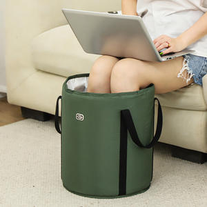 Baignoire pliable pour les pieds en tissu Oxford, portable, pour les soins à domicile, avec doublure isolante pour adultes - Product Image 4