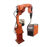 Robot de soudage PLC, haute qualité MIG MAG, bras de manipulateur de soudage, avec positionnement de tête et de queue