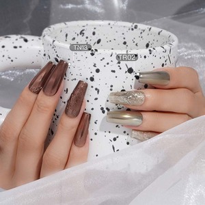 Magic – poudre chromée à effet miroir doré, Pigment de manucure en titane pour ongles, 4 couleurs - Product Image 4