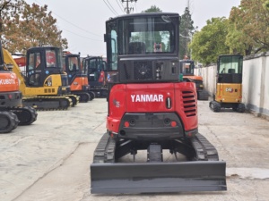 Global Shipping Used Yanmar VIO35 Japan Original Mini Excavators Excellent Condition 3.5Ton 3 Ton Second-<b>hand</b> Diggers Zero Tail - Product Image 2