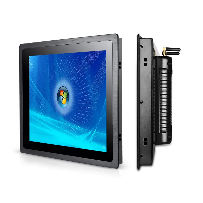 15 Inch Fanless J1900 Industrial All In One Touchscreen Industrial Touch Panel Computer Pc For Cnc Machine