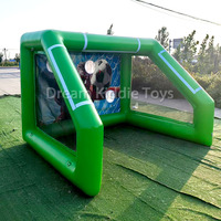 Jeu de tir de football en PVC hermétique pour le carnaval Cible de football gonflable avec pompe à air