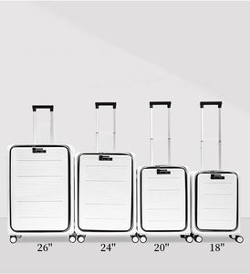 <span class=keywords><strong>Valise</strong></span> pliable <span class=keywords><strong>à</strong></span> <span class=keywords><strong>roulettes</strong></span> de 20 pouces en PP durable et légère avec sacoche <span class=keywords><strong>pour</strong></span> <span class=keywords><strong>ordinateur</strong></span> <span class=keywords><strong>portable</strong></span>, serrure et design écologique - Product Image 4