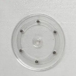 Vendita all'ingrosso accessori per il bagno lazy susan-100 millimetri acrilico plastica giradischi banco di mostra piastra rotante plastica pigro susan