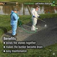 Colle liquide polyuréthane EASYBOND pour système de liant de bunker sans revêtement, haute perméabilité, pour travaux de construction et de menuiserie, gravier et galets