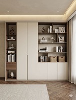 Bibliothèque ouverte, étagère ouverte sur mesure, bibliothèque de rangement moderne pour salon et bureau
