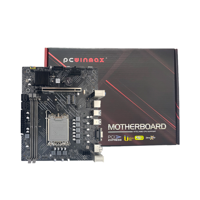 PCWINMAX H610 Micro ATX Gaming Motherboard DDR4 Single M.2 Slot LGA 1700 Support 12th 13th 14th Gen Processors H610 Mainboard