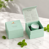 Emballage de luxe personnalisé pour bougies en papier avec logo, boîte cadeau pour flacon de parfum, boîtes rigides magnétiques pour emballages cosmétiques et de soins de la peau