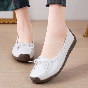 <span class=keywords><strong>Chaussures</strong></span> plates décontractées pour femmes en microfibre avec nœud, confortables pour la marche, pour infirmières, <span class=keywords><strong>semelle</strong></span> non en PU, OEM ODM - Product Image 1
