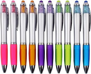 Satin Promotional Handy Stylus Plastic Gourd Custom Logo Touch Screen Ballpoint <b>Pen</b> - Product Image 1