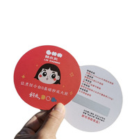 Cartes à gratter en carton gris or mat avec impression couleur intégrale, code unique, découpe personnalisée, remerciements professionnels personnalisables