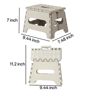 Best Selling Practical Folding Step <b>Stool</b> Anti-Slip Durable Non-Slip Plastic for Home School Hall Entry Apartment - Product Image 2