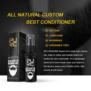 Custom Men <strong>Beard</strong> <strong>Care</strong> Products Organic <strong>Beard</strong> Growth Oil Private Label - Product Image 3