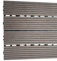 Dalles de terrasse en WPC modernes 300*300mm, durables, pour terrasse extérieure, patio, sol composite