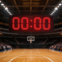 Nouveau Compteur Sportif LED 4 Chiffres 6 Pouces 2026 – Tableau de Score Numérique Haute Luminosité pour Stades, Marathons et Compétitions