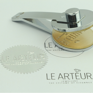 Poinçon à logo personnalisé, tampon de gaufrage sur mesure, sceau en acier inoxydable, pince à gaufrage portable pour bureau et <span class=keywords><strong>notaire</strong></span> - Product Image 6