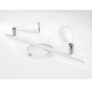 V-TAC VT-810 3000K luce da parete a LED bianca 9W (2x4.5W) lampade da parete categoria di prodotto - Product Image 2