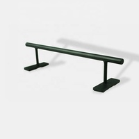 Nouveau rail de fingerboard rond en métal, skateboards à doigts 35CM, obstacle de fingerboard en acier massif