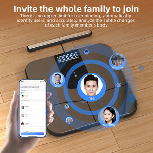 AICITY 맞춤형 BMI 8전극 휴대용 180kg 용량 체지방 측정기 (WiFi 및 센서 기술 탑재, 욕실용) - Product Image 2