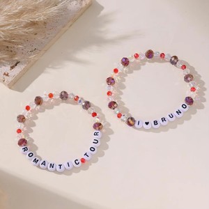 Braccialetto Souvenir del Concerto di <span class=keywords><strong>Bruno</strong></span> Mars, Gioiello in Resina Acrilica con Perline per Donne - Product Image 3