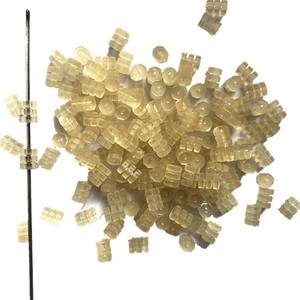 Bicycle O-Ring Cable Protectors For Derailleur Cables <b>Engineering</b> <b>Plastics</b> Yellow JT-0026 - Product Image 2