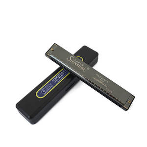 <span class=keywords><strong>Harmonica</strong></span> <span class=keywords><strong>chromatique</strong></span> à 24 trous, tonalité C, couleur noire, <span class=keywords><strong>prix</strong></span> de gros pour instruments de musique - Product Image 1