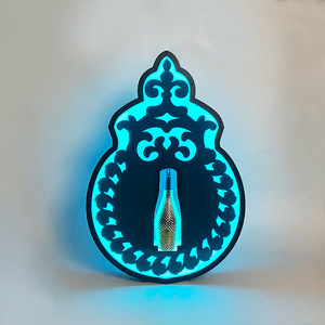 <b>Led</b> <b>Lighted</b> Gourd Shaped Wine Rack Seven Color Luminous For <b>Bar</b> KTV Party Display Stand - Product Image 3