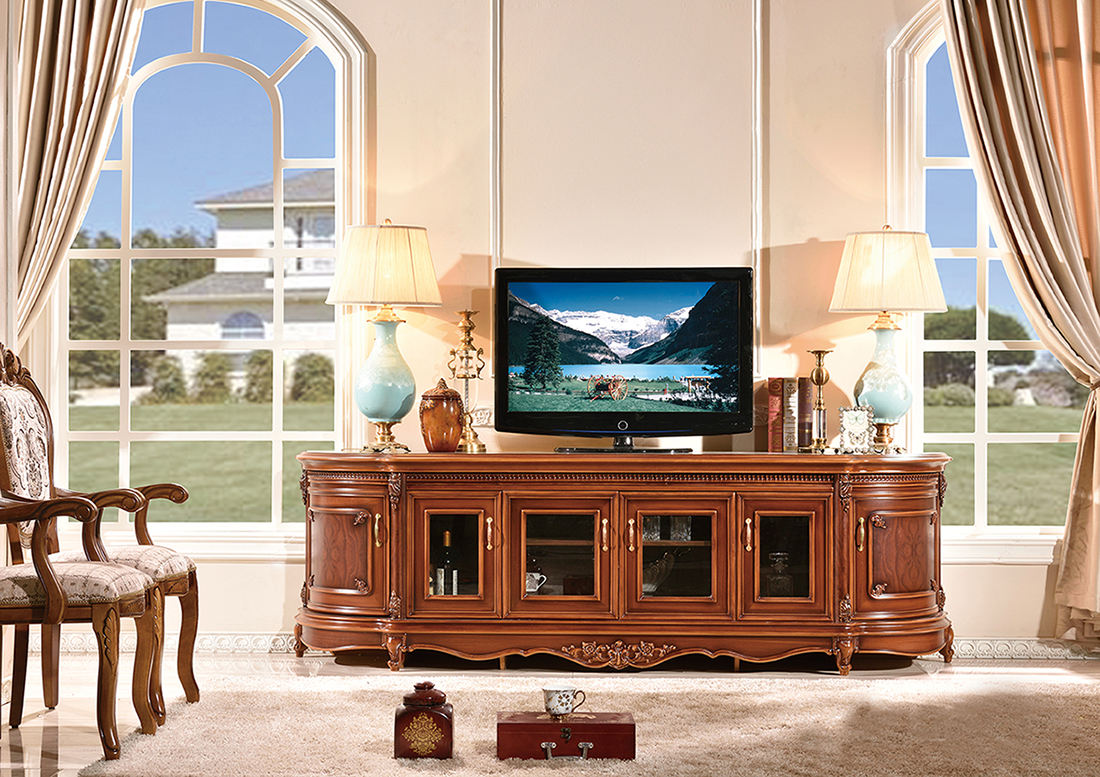 Classic Style Wooden TV Stand Best Price for Living Room