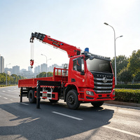 Grue mobile industrielle montée sur camion de 8 tonnes JIUBANG YCK05240-60, moteur 250KNm, moment de levage, boîte de vitesses, pompe hydraulique, 18,5m