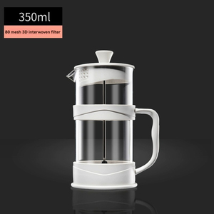 <span class=keywords><strong>Set</strong></span> di caffettiera bianca per caffè freddo con filtro Fine in acciaio inossidabile 304 - Product Image 3