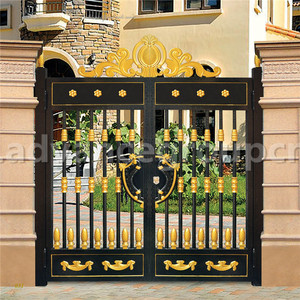Portail en fer forgé <span class=keywords><strong>de</strong></span> luxe utilisé dans la <span class=keywords><strong>d</strong></span>écoration extérieure des maisons, des jardins, des villas en provenance <span class=keywords><strong>de</strong></span> Chine - Product Image 4