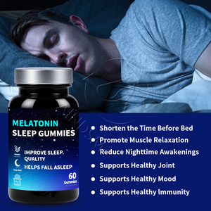 Directo de fábrica personalizado Melatonina Gummy Sleep Gummies Sleep Well Candy Suplementos herbales - Product Image 4