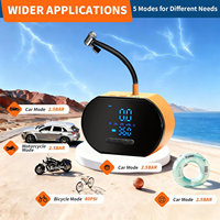 150psi Digital Display Car Air Tires Inflator Portable Tire Inflators Air Compressor with Power Bank Wireless Electric Air Pump