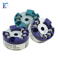 Modul Pengontrol Suhu Komunikasi USB Konversi Tahanan Termal Termokopel PT100 4-20mA Bahan Plastik IP65