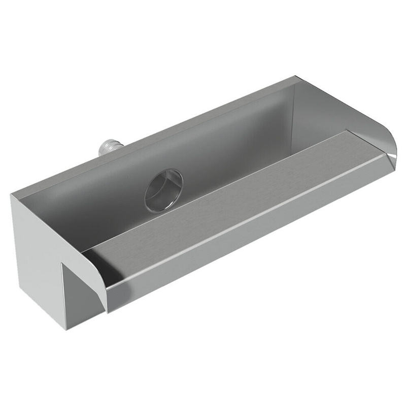 Sortie De Cascade En Acier Inoxydable 304 – Déversoir Rectangulaire – 300 Mm – Pour Fontaine, Jardin, Piscine